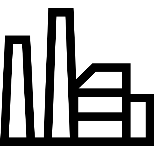 工場 Basic Straight Lineal icon