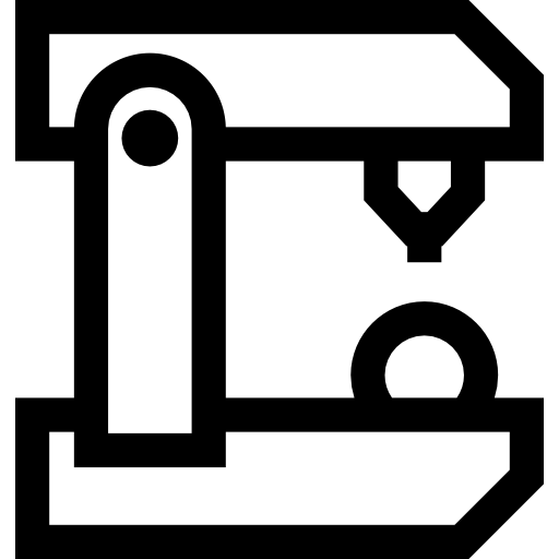 maquinaria Basic Straight Lineal icono