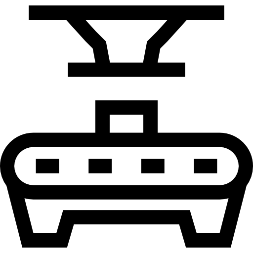 maquinaria Basic Straight Lineal icono