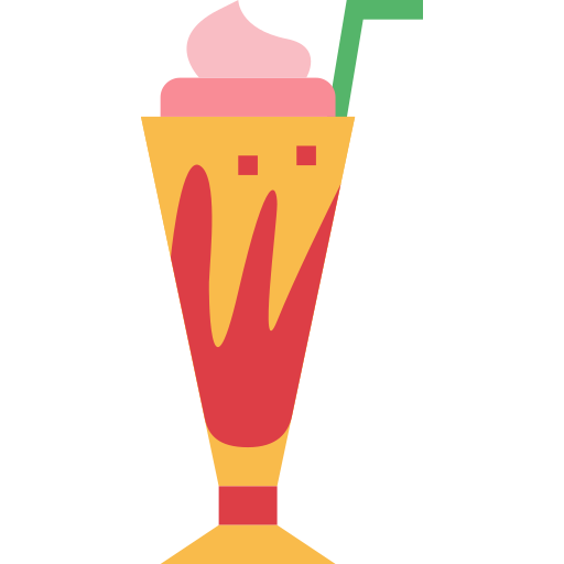 milkshake Smalllikeart Flat icoon