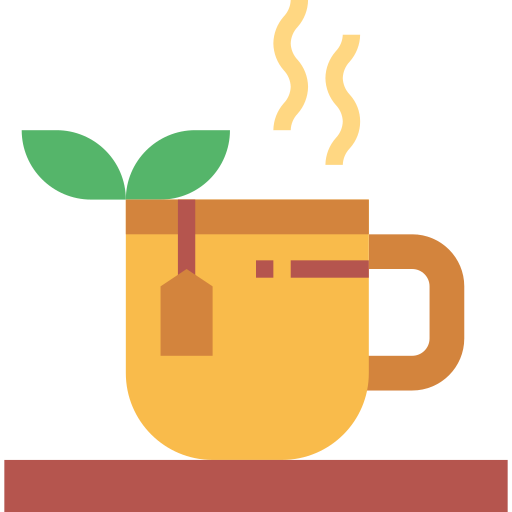 té caliente Smalllikeart Flat icono