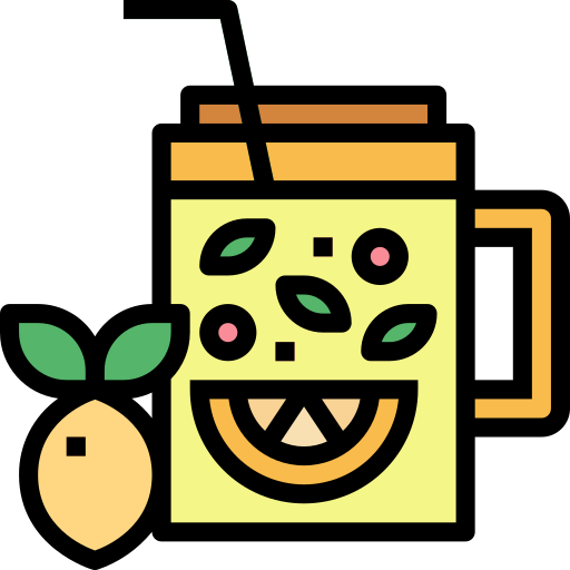 Lemonade Smalllikeart Lineal Color icon