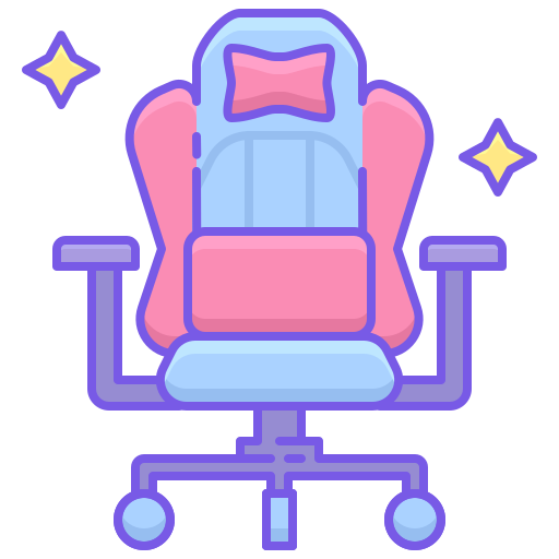 chaise de jeu Flaticons Lineal Color Icône