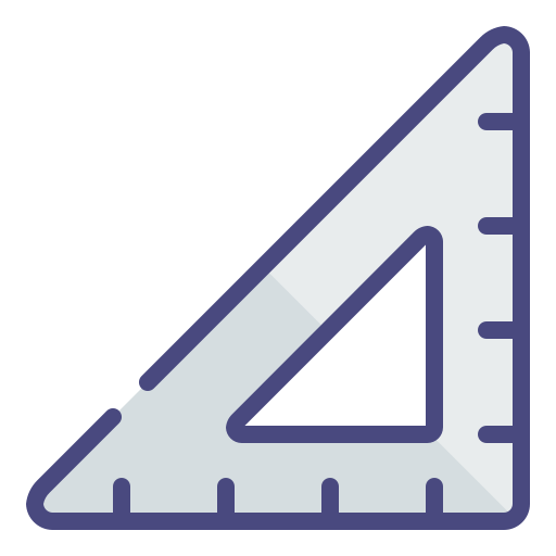 三角形 Generic color lineal-color icon