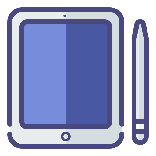 태블릿 Generic color lineal-color icon