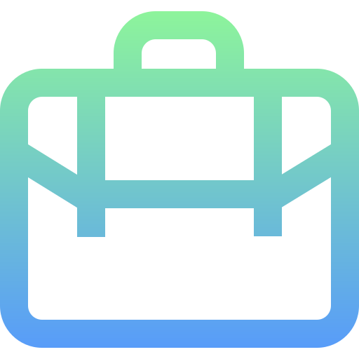 Suitcase Super Basic Straight Gradient icon