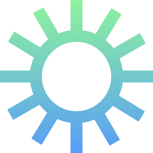 太陽 Super Basic Straight Gradient icon