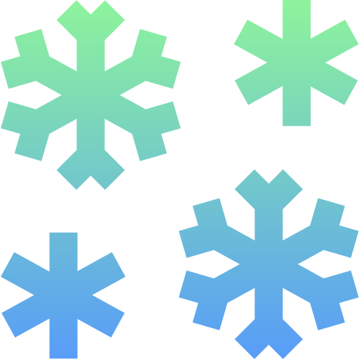 Snowflake Super Basic Straight Gradient icon