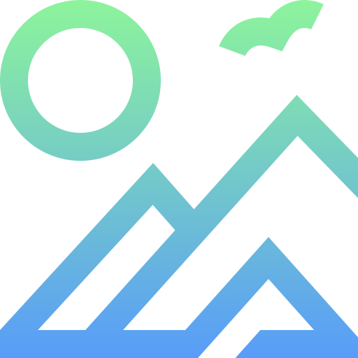 Montaña Super Basic Straight Gradient icono