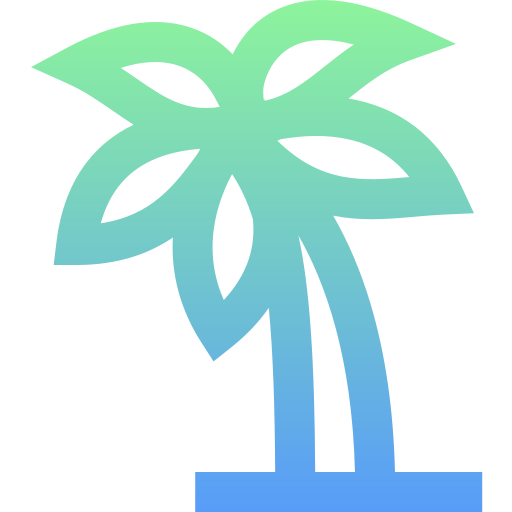Пальма Super Basic Straight Gradient иконка