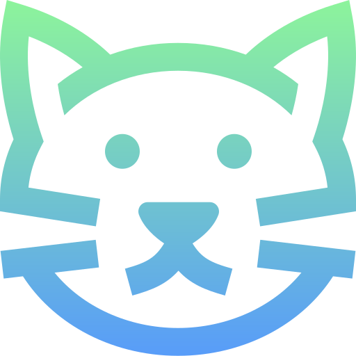 Cat Super Basic Straight Gradient icon
