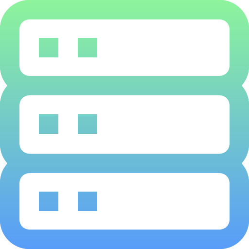 server Super Basic Straight Gradient icon