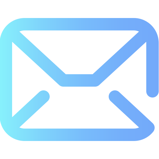 e-mail Super Basic Omission Gradient icona