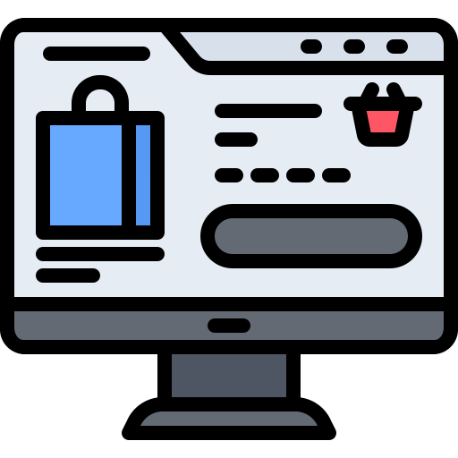 monitor Generic color lineal-color icono
