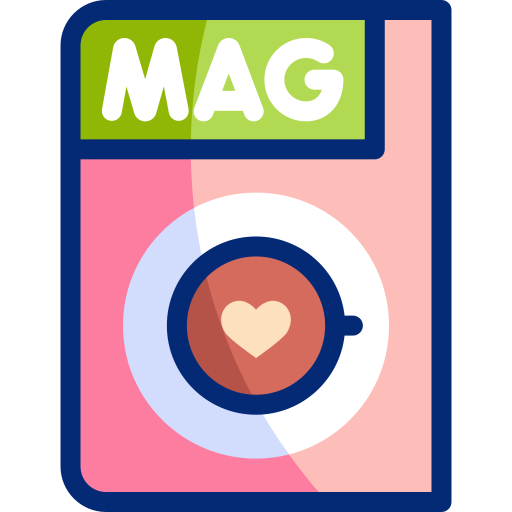 Magazine Basic Accent Lineal Color icon