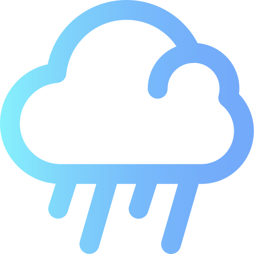 deszczowy Super Basic Omission Gradient ikona