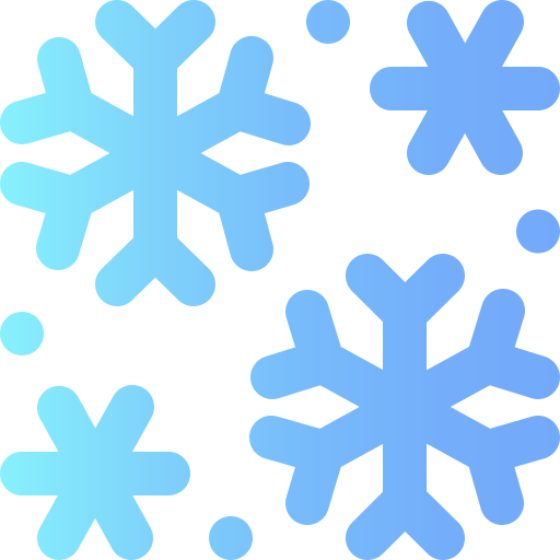 Snowflake Super Basic Omission Gradient icon