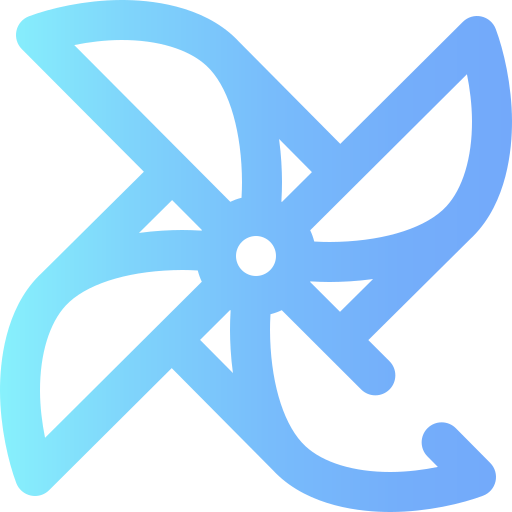 pinwheel Super Basic Omission Gradient icoon