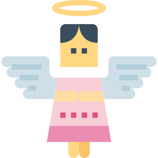 天使 Smalllikeart Flat icon