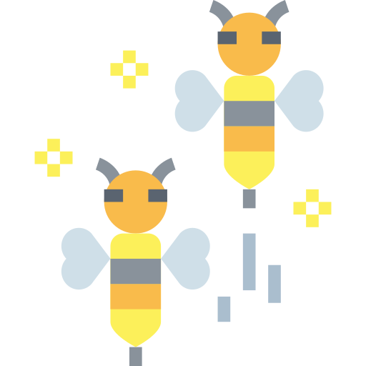 蜂 Smalllikeart Flat icon