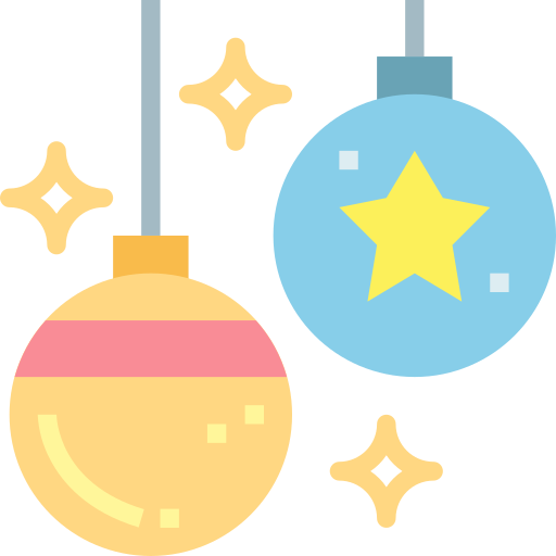 クリスマスボール Smalllikeart Flat icon