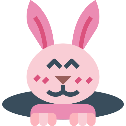 Rabbit Smalllikeart Flat icon