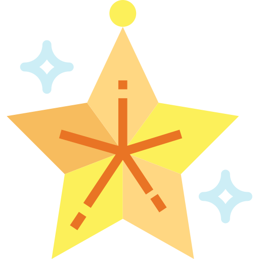 Звезда Smalllikeart Flat иконка