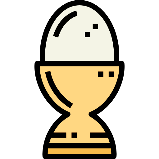 Boiled egg Smalllikeart Lineal Color icon