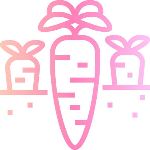 Zanahoria Smalllikeart Gradient icono