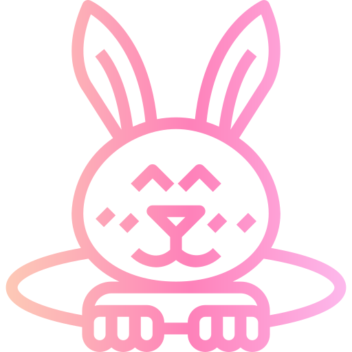Кролик Smalllikeart Gradient иконка