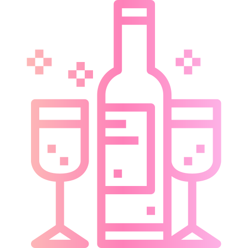 wijn Smalllikeart Gradient icoon