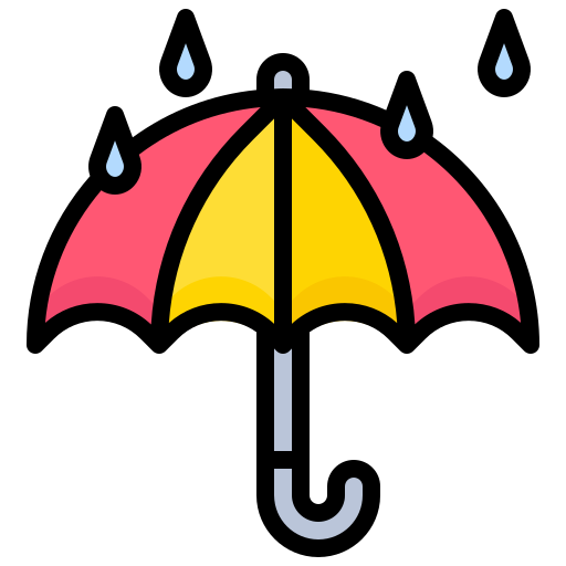 lluvioso Generic color lineal-color icono