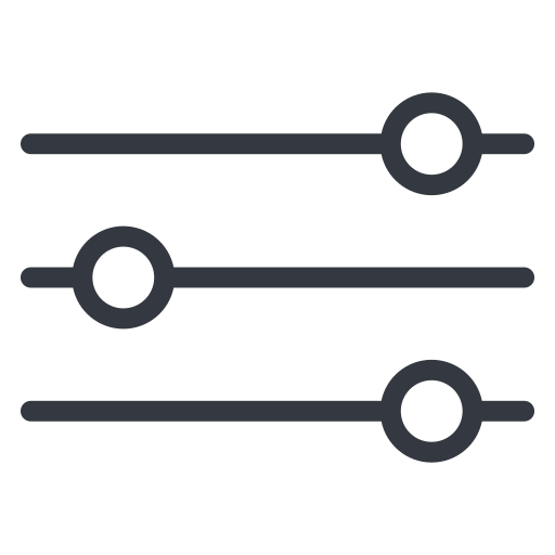Filter Generic outline icon