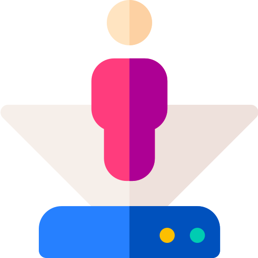 홀로그램 Basic Rounded Flat icon