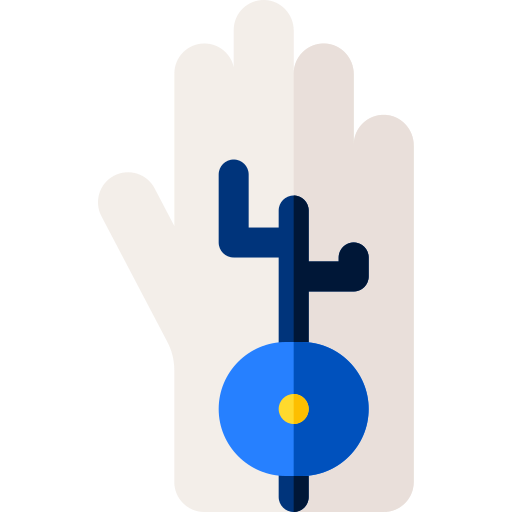 kabelgebundene handschuhe Basic Rounded Flat icon