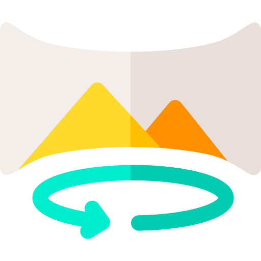 panorama Basic Rounded Flat icon