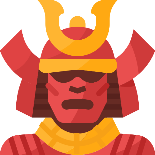 Samurai Aphiradee (monkik) Flat icono