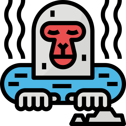 małpa Aphiradee (monkik) Lineal Color ikona