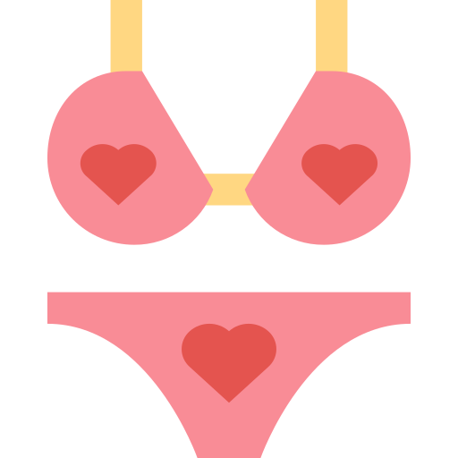 bikini Smalllikeart Flat ikona