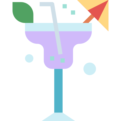 Cocktail Smalllikeart Flat icon