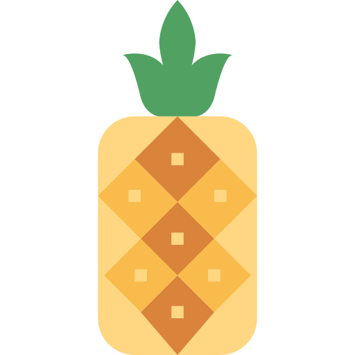ananas Smalllikeart Flat icoon