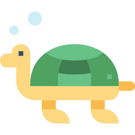 schildpad Smalllikeart Flat icoon