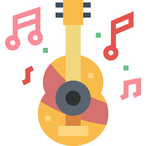ukulele Smalllikeart Flat icona
