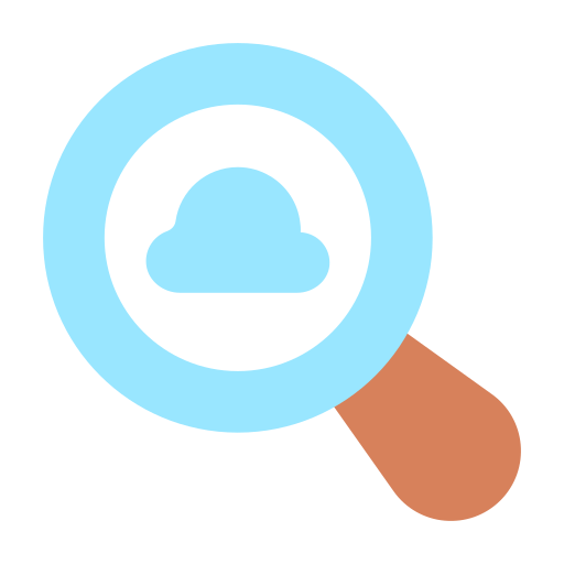 Cloud search Generic color fill icon