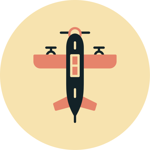 Seaplane Generic color fill icon