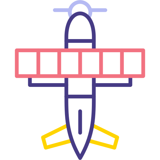 biplano Generic color outline Ícone