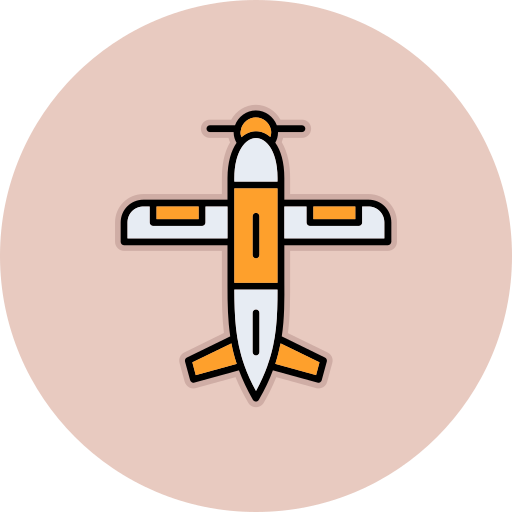 Monoplane Generic color lineal-color icon