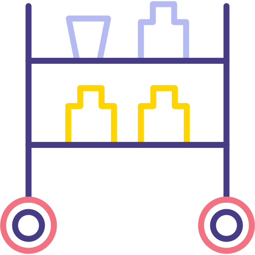 wózek Generic color outline ikona