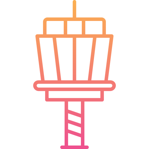 torre de control Generic gradient outline icono