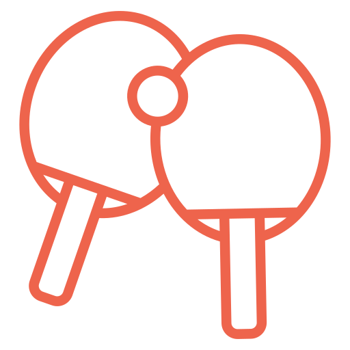 ping pong Generic color outline icona